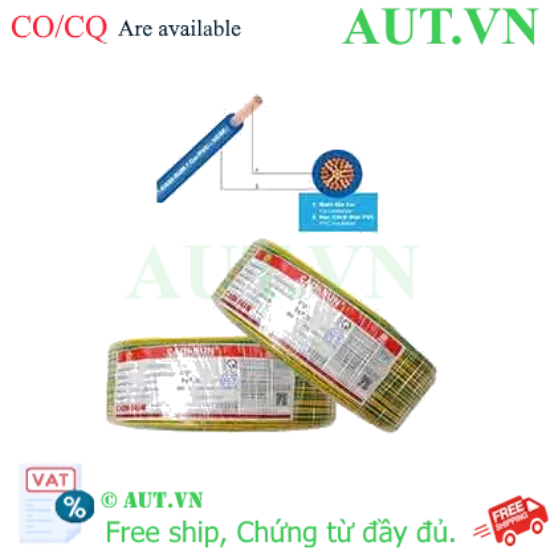 Ảnh của Dây điện đơn mềm ruột đồng CADISUN VCSF 1x1.5-E 