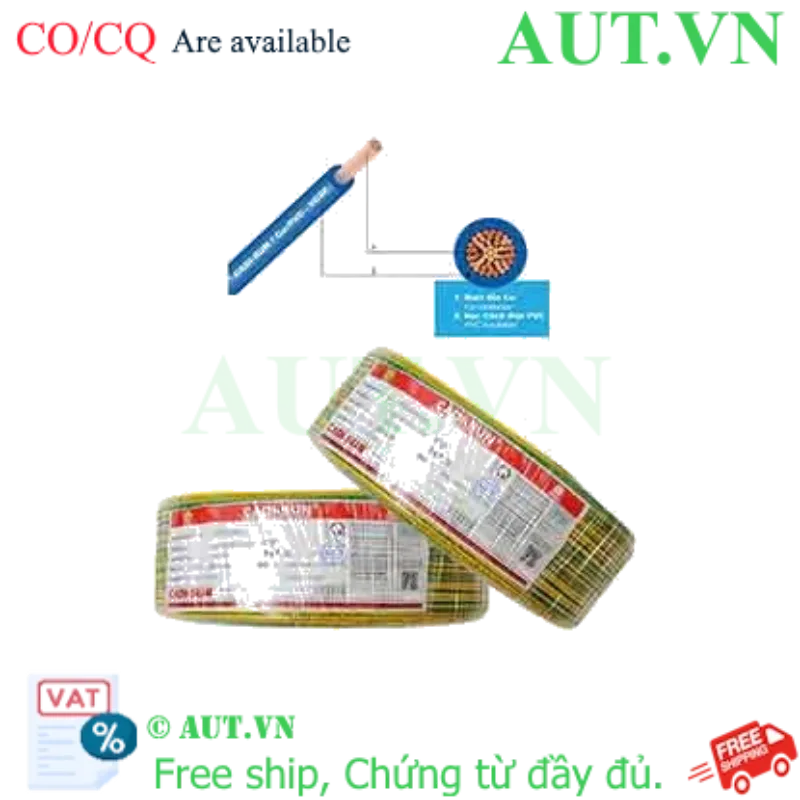 Ảnh của Dây điện đơn mềm ruột đồng CADISUN VCSF 1x1.5-E 