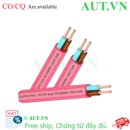 Ảnh của Dây điện đôi mềm ruột đồng CADISUN VCTFK 2x0.75 