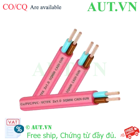 Ảnh của Dây điện đôi mềm ruột đồng CADISUN VCTFK 2x1.0 