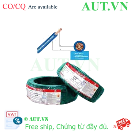 Ảnh của Dây điện đơn mềm ruột đồng CADISUN VCSF 1x2.5-G 