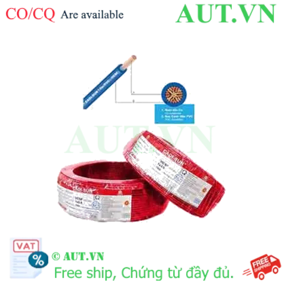 Ảnh của Dây điện đơn mềm ruột đồng CADISUN VCSF 1x2.5-R 