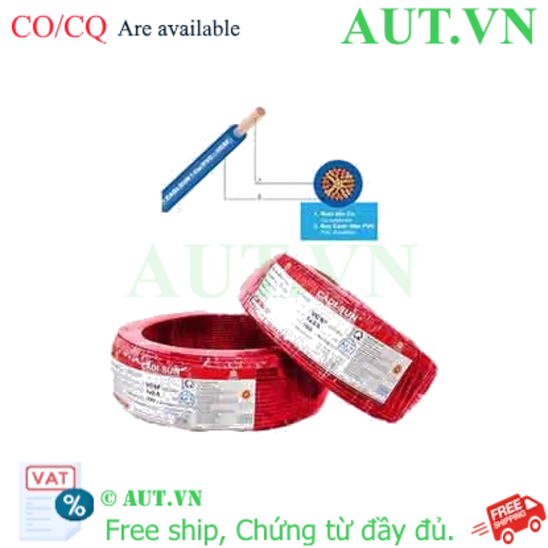 Ảnh của Dây điện đơn mềm ruột đồng CADISUN VCSF 1x2.5-R 