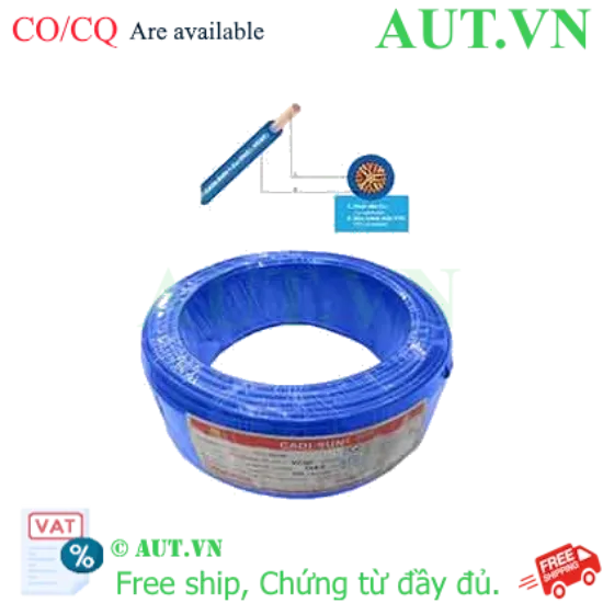 Ảnh của Dây điện đơn mềm ruột đồng CADISUN VCSF 1x4.0-BL 