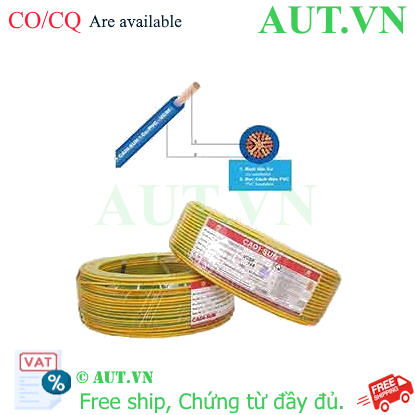 Ảnh của Dây điện đơn mềm ruột đồng CADISUN VCSF 1x4.0-E 