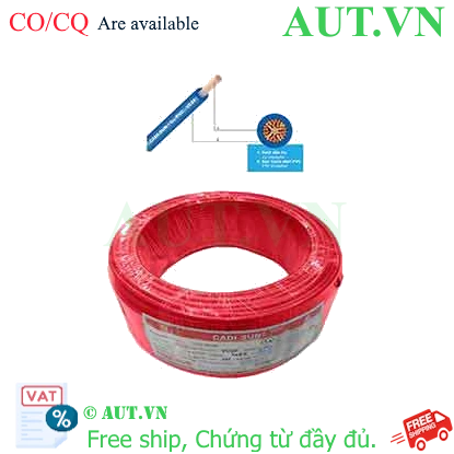 Ảnh của Dây điện đơn mềm ruột đồng CADISUN VCSF 1x4.0-R 