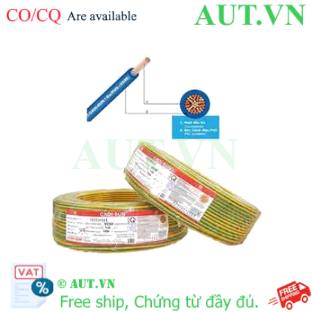 Ảnh của Dây điện đơn mềm ruột đồng CADISUN VCSF 1x6.0-E 