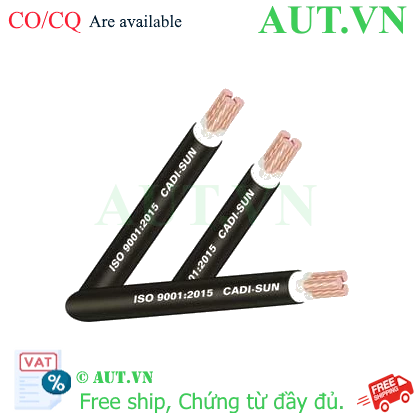 Ảnh của Cáp điện CXV 3x1.5 Cadisun, CU/XLPE/PVC, 0.6/1KV, có sẵn