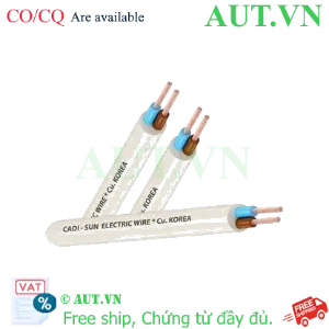 Ảnh của Dây cáp điện (Cu/PVC/PVC) CADISUN VCTF 2x4.0 .
