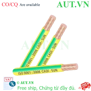 Ảnh của Dây cáp điện (Cu/PVC) CADISUN CV 1x10 (V-75)-E .