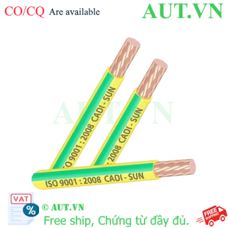 Ảnh của Dây cáp điện (Cu/PVC) CADISUN CV 1x10 (V-75)-E .