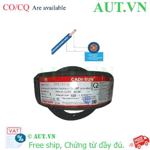 Ảnh của Dây điện đơn mềm ruột đồng CADISUN VCSF 1x10.0-B 