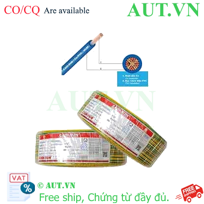 Ảnh của Dây điện đơn mềm ruột đồng CADISUN VCSF 1x10.0-E 