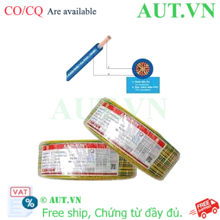 Ảnh của Dây điện đơn mềm ruột đồng CADISUN VCSF 1x10.0-E 