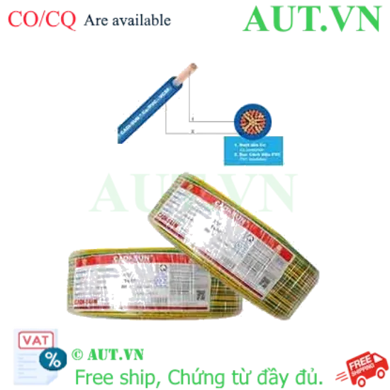 Ảnh của Dây điện đơn mềm ruột đồng CADISUN VCSF 1x10.0-E 