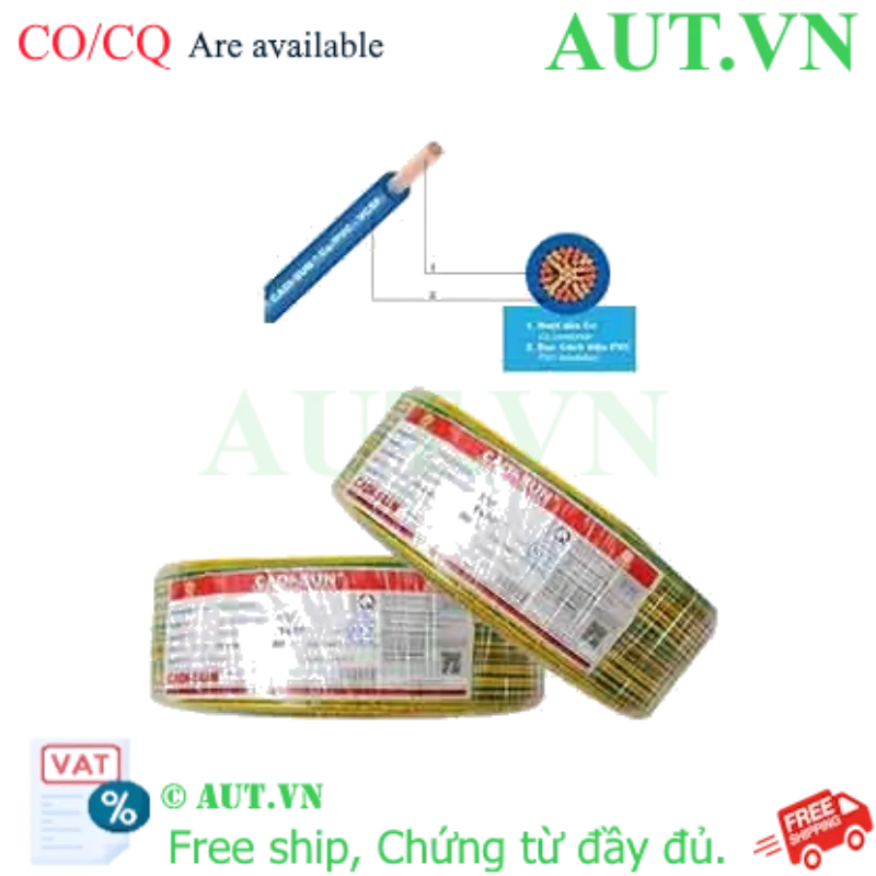 Ảnh của Dây điện đơn mềm ruột đồng CADISUN VCSF 1x10.0-E 