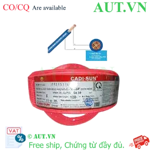 Ảnh của Dây điện đơn mềm ruột đồng CADISUN VCSF 1x10.0-R 