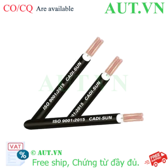 Ảnh của Dây cáp điện (Cu/XLPE/PVC) CADISUN CXV 2x6 .