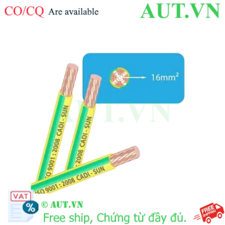 Ảnh của Dây cáp điện (Cu/PVC) CADISUN CV 1x16 (V-75)-E .