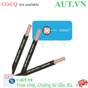 Ảnh của Dây cáp điện (Cu/PVC) CADISUN CV 1x50 (V-75)-B .