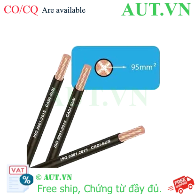 Ảnh của Dây cáp điện (Cu/PVC) CADISUN CV 1x95 (V-75)-B .