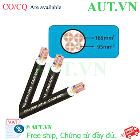 Ảnh của Dây cáp điện (Cu/XLPE/PVC) CADISUN CXV 3x185+1x95 .