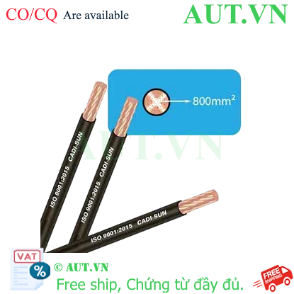 Ảnh của Dây cáp điện (Cu/PVC) CADISUN CV 1x800 (V-75)-B .