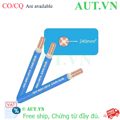 Ảnh của Dây cáp điện (Cu/PVC) CADISUN CV 1x240 (V-75)-BL .