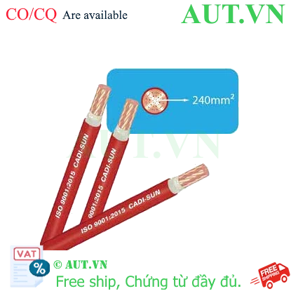 Ảnh của Dây cáp điện (Cu/PVC) CADISUN CV 1x240 (V-75)-R .