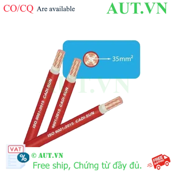 Ảnh của Dây cáp điện (Cu/PVC) CADISUN CV 1x35 (V-75)-R .