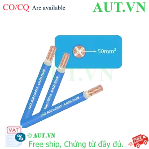 Ảnh của Dây cáp điện (Cu/PVC) CADISUN CV 1x50 (V-75)-BL .