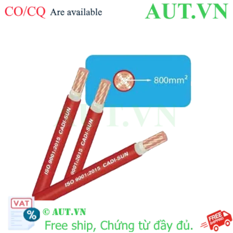 Ảnh của Dây cáp điện (Cu/PVC) CADISUN CV 1x800 (V-75)-R .