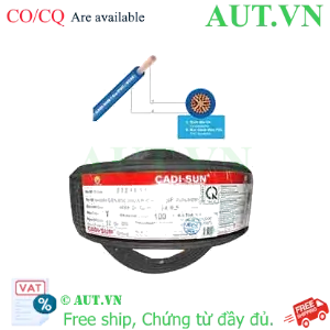 Ảnh của Dây điện đơn mềm ruột đồng CADISUN VCSF 1x0.5-B 