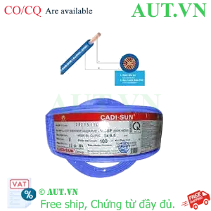 Ảnh của Dây điện đơn mềm ruột đồng CADISUN VCSF 1x0.5-BL 