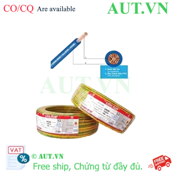 Ảnh của Dây điện đơn mềm ruột đồng CADISUN VCSF 1x0.5-E 