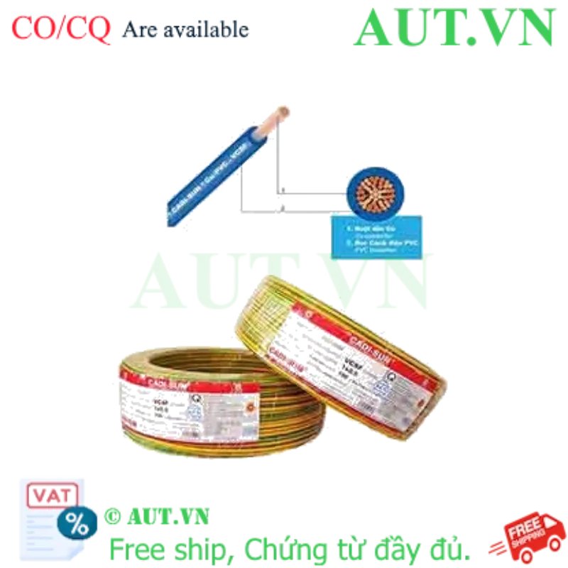 Ảnh của Dây điện đơn mềm ruột đồng CADISUN VCSF 1x0.5-E 