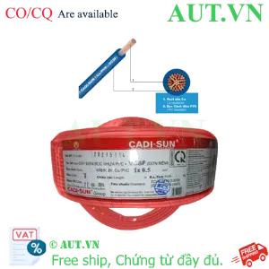 Ảnh của Dây điện đơn mềm VCSF 1x0.5-R Cadisun chính hãng