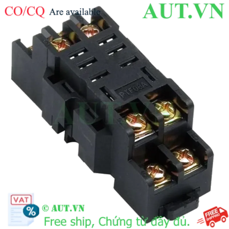 Ảnh của Đế Rơ Le Trung Gian Sungho SHRS-LY2 10A 8 Chân Dẹp Lớn | AUT VN