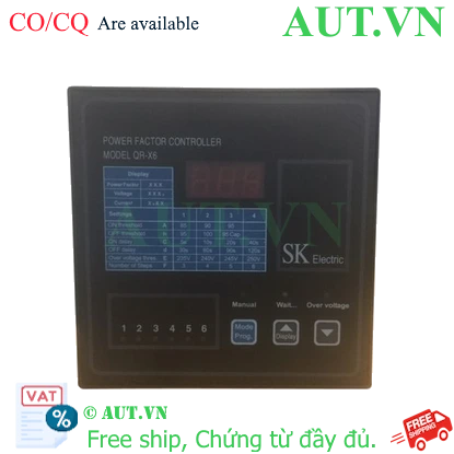 Ảnh của Bộ điều khiển tụ bù SK QR-X6 6 cấp 144x144mm