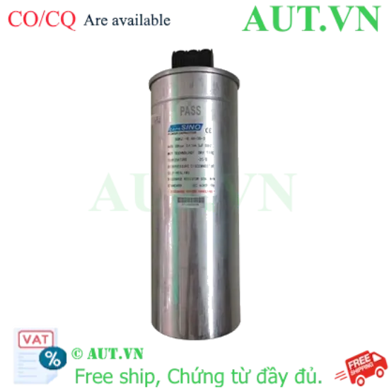Ảnh của Tụ Bù Khô 1 Pha Sino 2.5kVAr 250V SGKJ: Tự Phục Hồi, Chống Cháy Nổ, Tiết Kiệm Điện