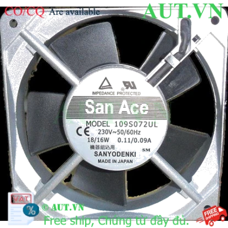 Ảnh của Quạt tủ điện Sanyo Denki 109S072UL