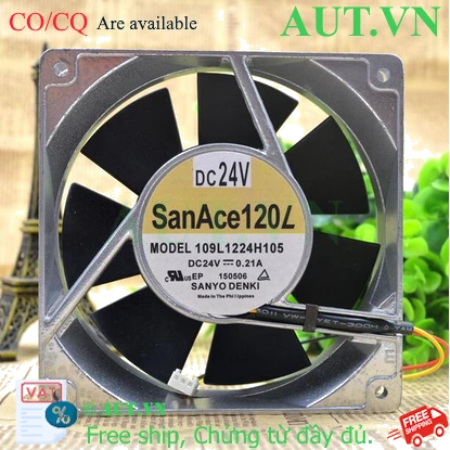 Ảnh của Quạt Tủ Điện Sanyo Denki 109L1224H105 - Chính Hãng Nhật Bản