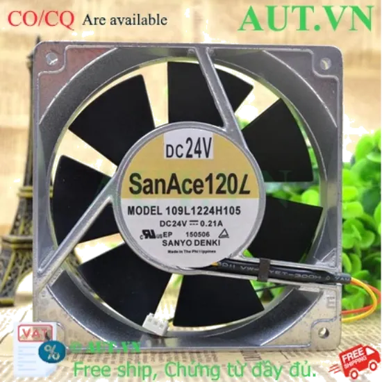 Ảnh của Quạt Tủ Điện Sanyo Denki 109L1224H105 - Chính Hãng Nhật Bản