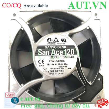 Ảnh của Quạt tủ điện Sanyo Denki 109S074UL