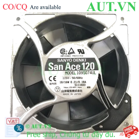 Ảnh của Quạt tủ điện Sanyo Denki 109S074UL
