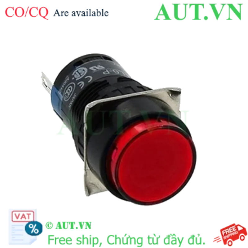 Ảnh của Đèn báo AD16-16R 220V 16mm (màu đỏ)