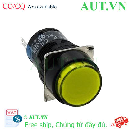 Ảnh của Đèn báo AD16-16Y 24VDC 16mm (màu vàng)