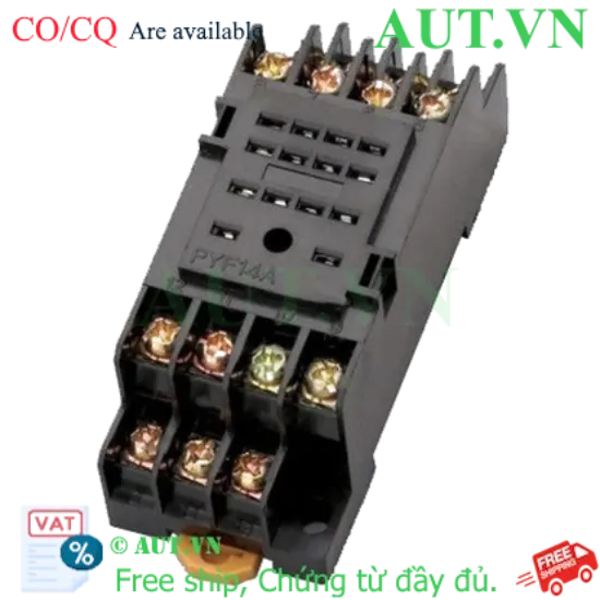 Ảnh của Đế rơ le 14 chân PYF14A, 5A