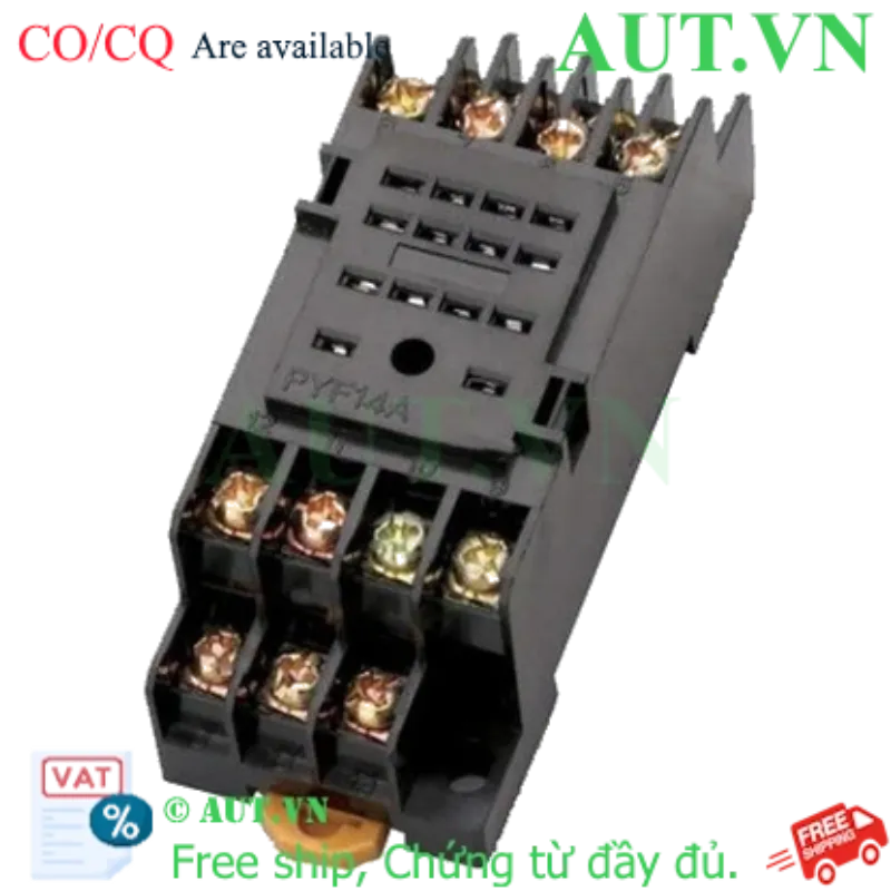 Ảnh của Đế rơ le 14 chân PYF14A, 5A