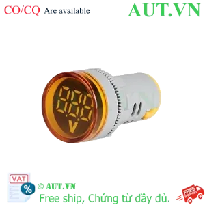 Ảnh của Đèn báo vàng có hiển thị điện áp 20V-500V, 22mm